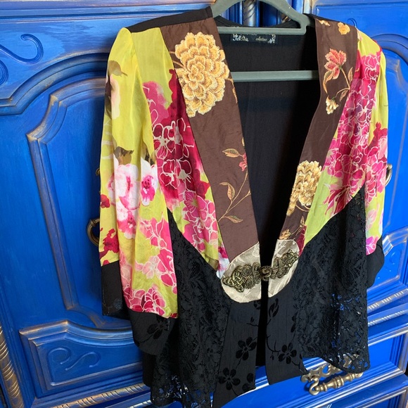 Spencer Alexis Collection Tops - Spencer Alexis Collection Vintage Silk Kimono